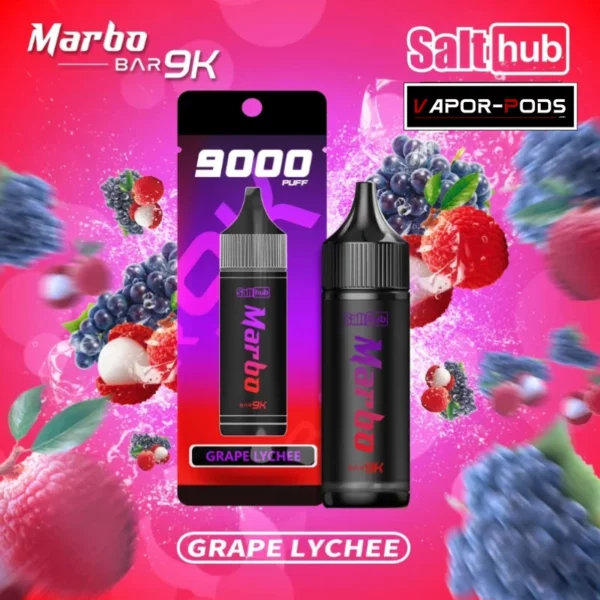 Marbo Bar 9000 puff_Grape Lychee