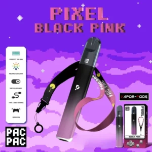 PACPAC Pixel พอตเปลี่ยนหัว สี Black Pink