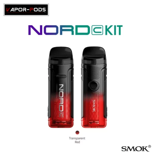 SMOK Nord C Pod สี Transparent Red