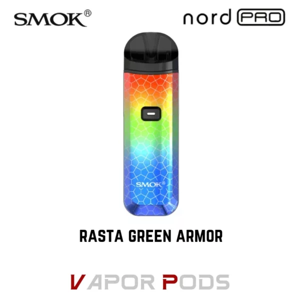 SMOK Nord Pro สี Rasta Green Armor