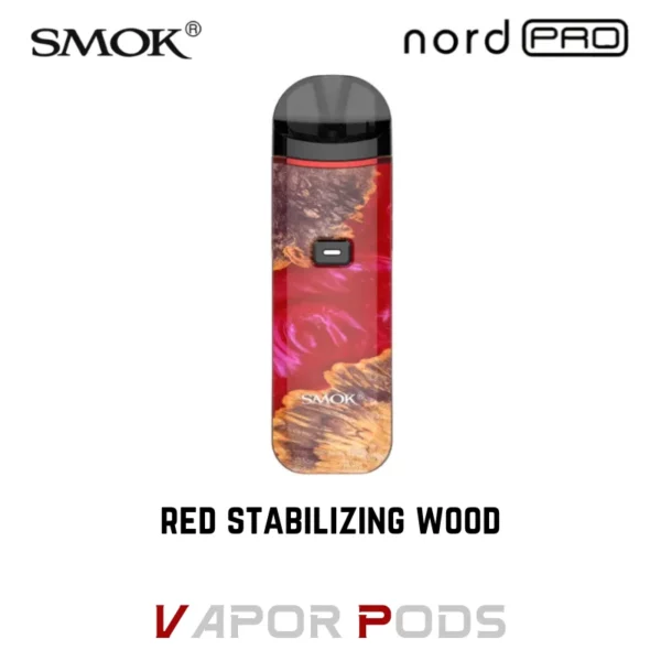 SMOK Nord Pro สี Red Stabilizing Wood