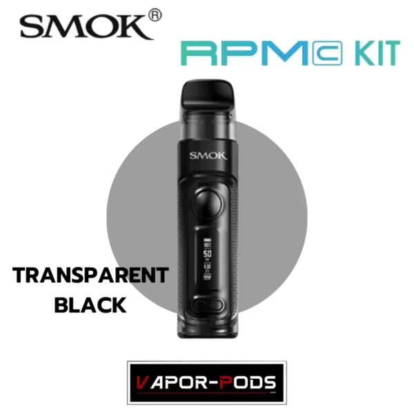 SMOK RPM C POD KIT สี Transparent Black