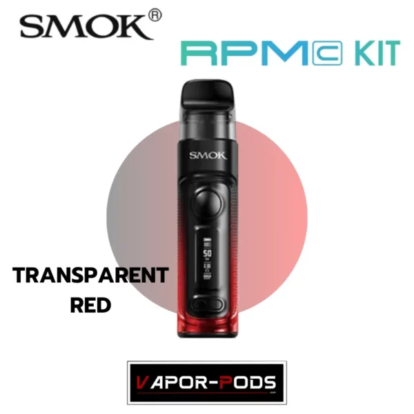 SMOK RPM C POD KIT สี Transparent Red