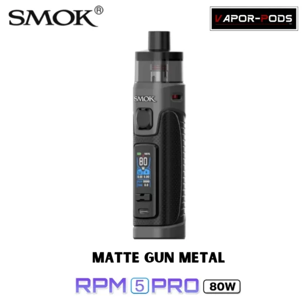 SMOK RPM5 Pro สี Matte Gun Metal