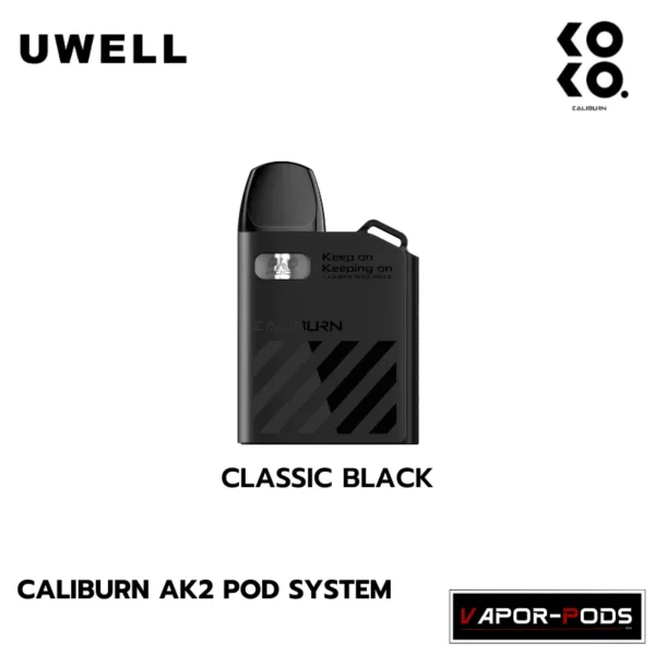 Uwell Caliburn AK2 สี Classic Black