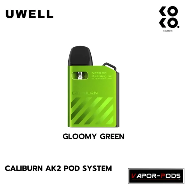 Uwell Caliburn AK2 สี Gloomy Green