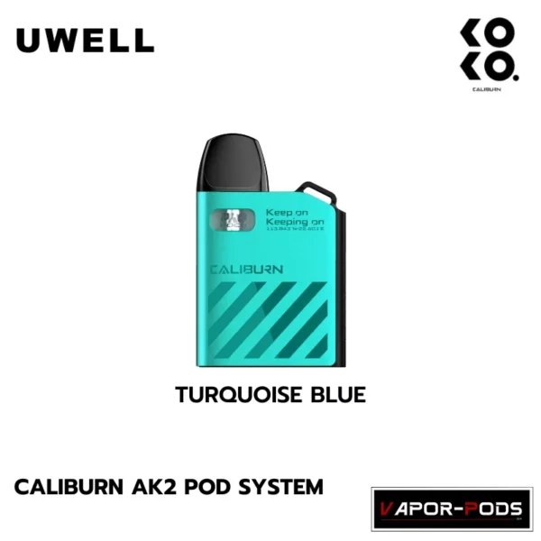 Uwell Caliburn AK2 สี Turquoise Blue