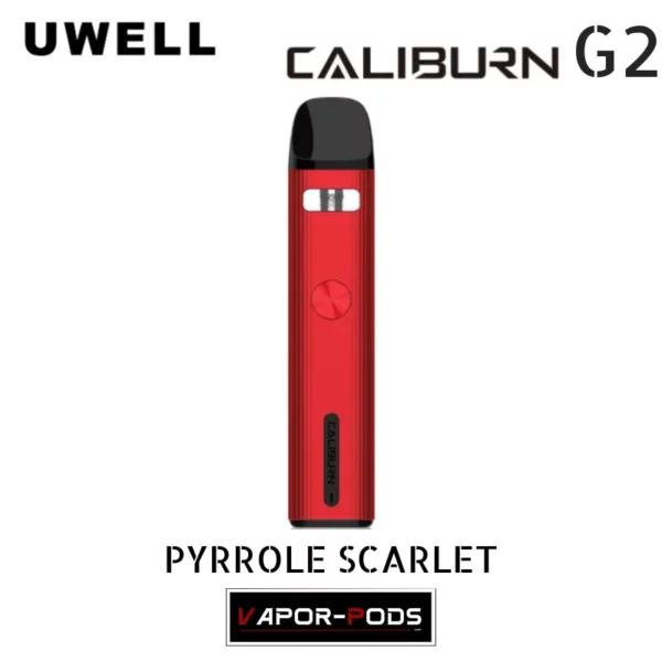 Uwell Caliburn G2 สี Pyrrole Scarlet