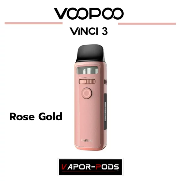 Voopoo Vinci 3 สี Rose Gold บุหรี่ไฟฟ้า