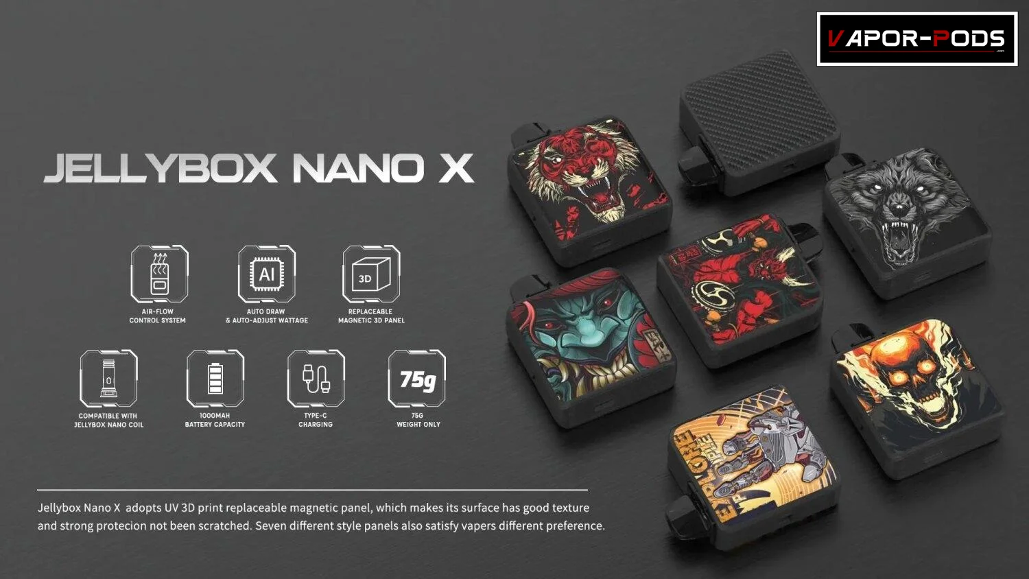 บุหรี่ไฟฟ้า Jellybox Nano X Pod 1