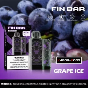 Finbar 5000 puffs กลิ่น Grape Ice