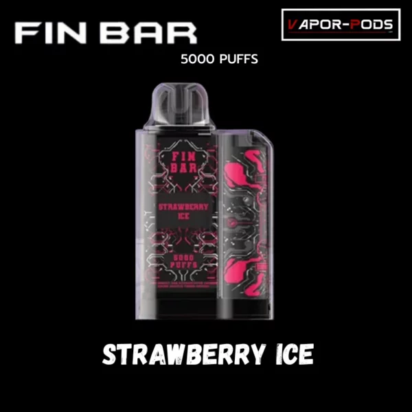 Finbar 5000 puffs กลิ่น Strawberry Ice