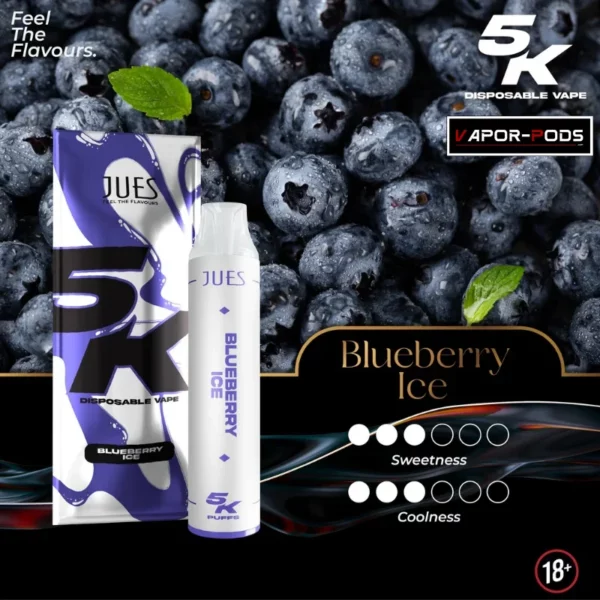 JUES 5000 คำ กลิ่น Blueberry Ice