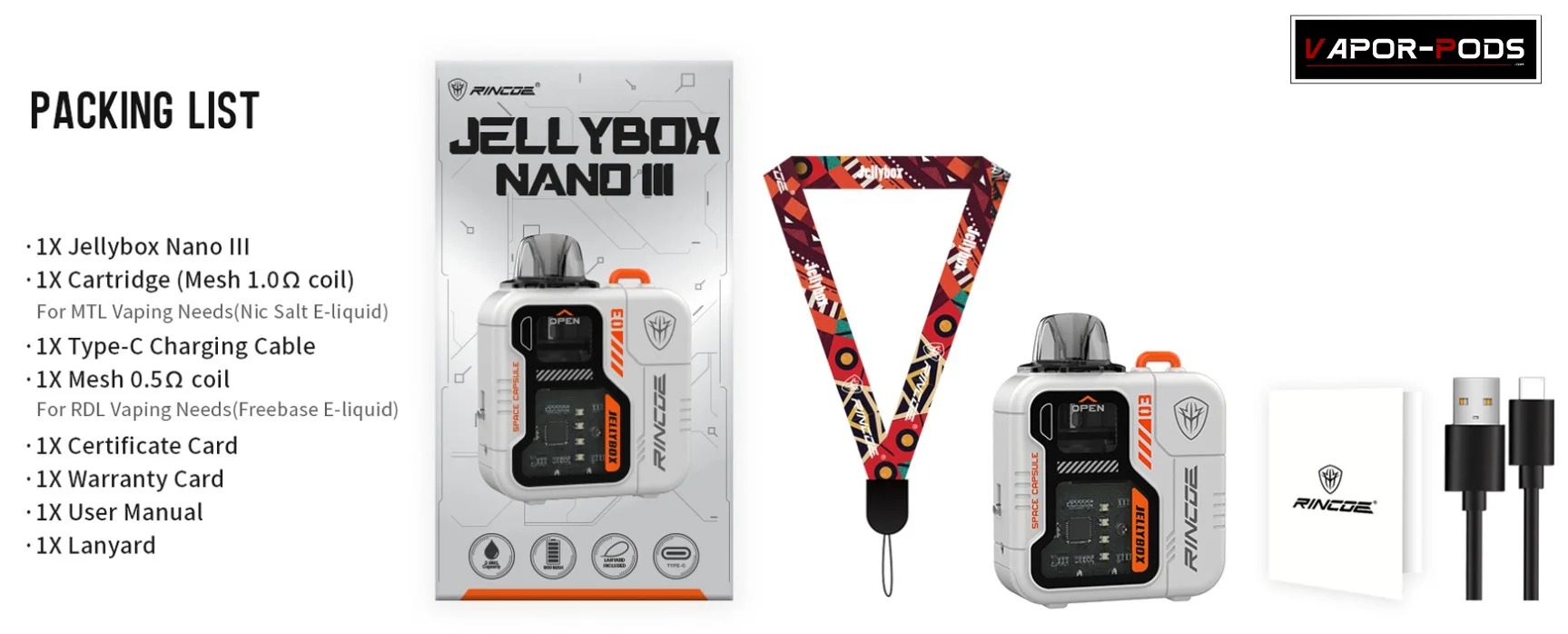 Jellybox Nano 3 เจลลี่บล็อค_พอตบุหรี่ไฟฟ้า 6