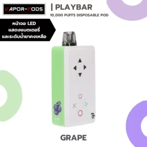 Playbar 10000 puffs กลิ่น Grape