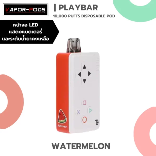 Playbar 10000 puffs กลิ่น Watermelon