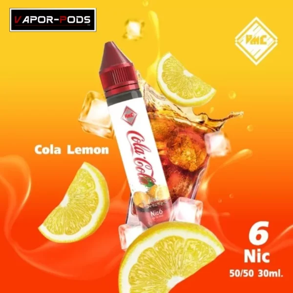 น้ำยาบุหรี่ไฟฟ้า VMC ฟรีเบส กลิ่น Cola Lemon