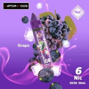 น้ำยาบุหรี่ไฟฟ้า VMC ฟรีเบส กลิ่น Grape