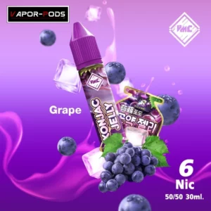 น้ำยาบุหรี่ไฟฟ้า VMC ฟรีเบส กลิ่น Konjac Jelly Grape