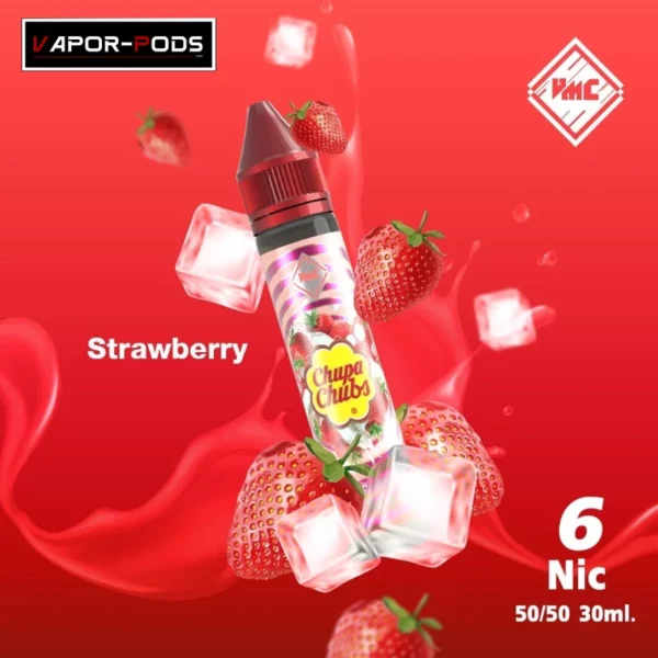 น้ำยาบุหรี่ไฟฟ้า VMC ฟรีเบส กลิ่น Strawberry