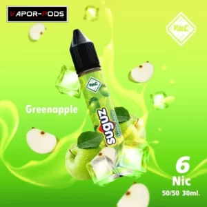 น้ำยาบุหรี่ไฟฟ้า VMC ฟรีเบส กลิ่น Sugus Greenapple