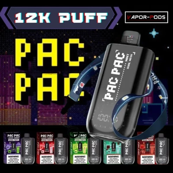 Pacpac Laser Gamer 12000puffs