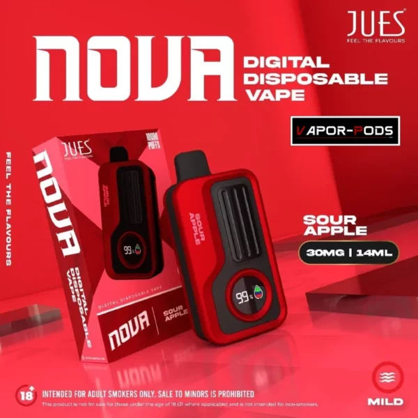 JUES NOVA 10000 Puffs_Sour Apple