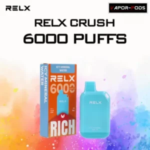 RELX CRUSH 6000 คำ_Icy Mineral Water