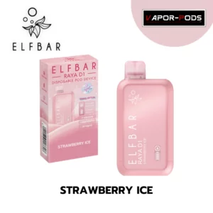 Elfbar Raya D1 10000 puffs_Strawberry Ice