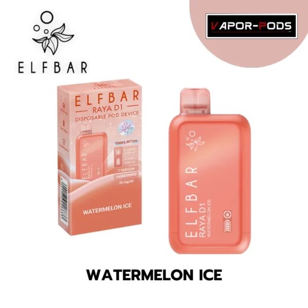 Elfbar Raya D1 10000 puffs_Watermelon Ice