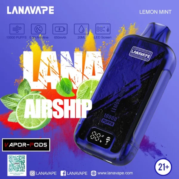 LANA AIRSHIP 10000 Puffs_Lemon Mint