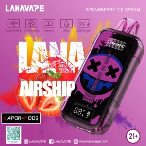 LANA AIRSHIP 10000 Puffs_Strawberry Ice Cream