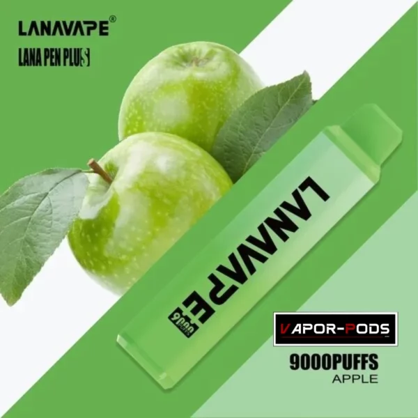 LANA PEN PLUS 9000 Puffs_Apple