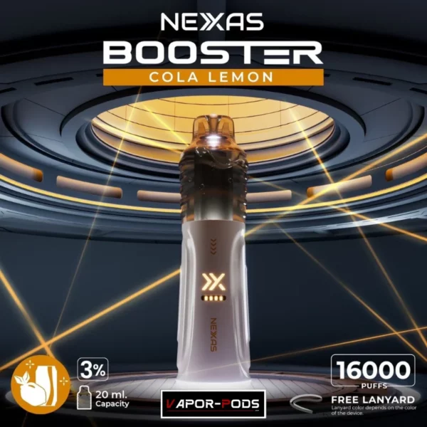 NEXAS BOOSTER 16000 Puffs_nic3%_Cola Lemon