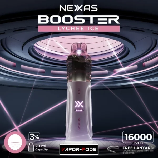 NEXAS BOOSTER 16000 Puffs_nic3%_Lychee Ice