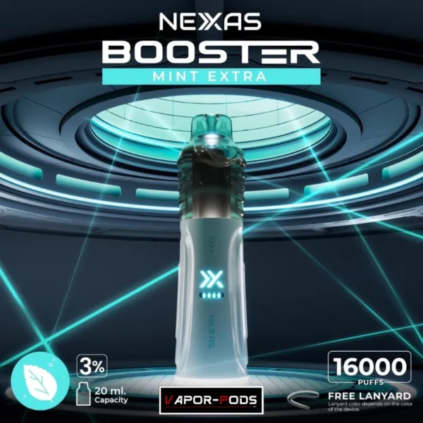 NEXAS BOOSTER 16000 Puffs_nic3%_Mint Extra