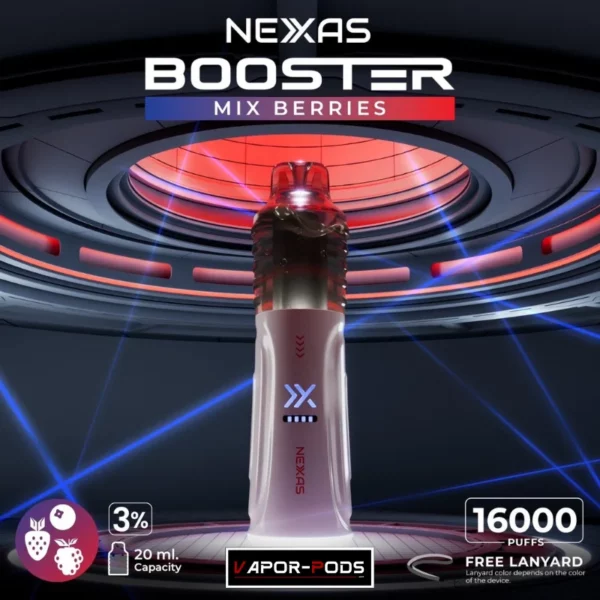 NEXAS BOOSTER 16000 Puffs_nic3%_Mix Berries