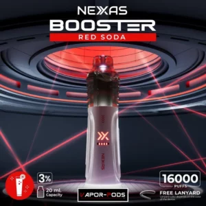 NEXAS BOOSTER 16000 Puffs_nic3%_Red Soda