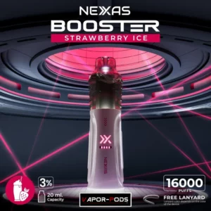 NEXAS BOOSTER 16000 Puffs_nic3%_Strawberry Ice