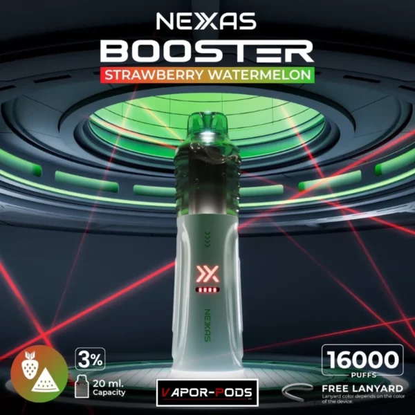 NEXAS BOOSTER 16000 Puffs_nic3%_Strawberry Watermelon