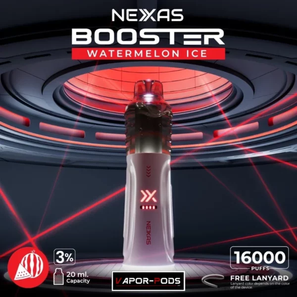 NEXAS BOOSTER 16000 Puffs_nic3%_Watermelon Ice