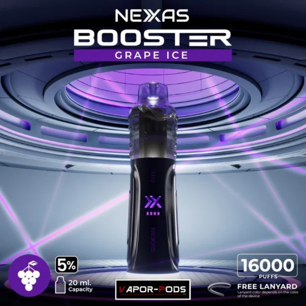 NEXAS BOOSTER 16000 Puffs_nic5%_Grape Ice