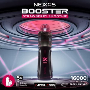 NEXAS BOOSTER 16000 Puffs_nic5%_Strawberry Smoothie