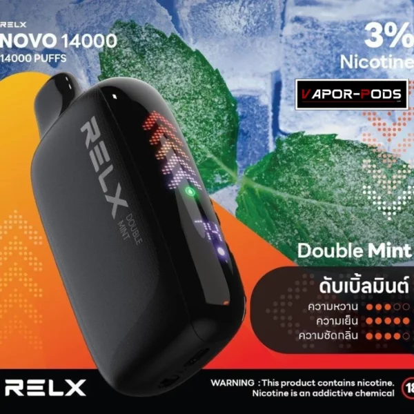 Relx NOVO 14000 Puffs_Double Mint