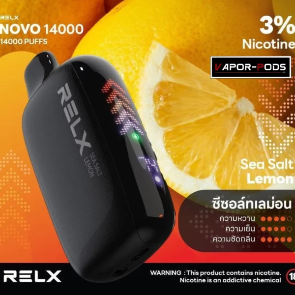 Relx NOVO 14000 Puffs_Sea Salt Lemon