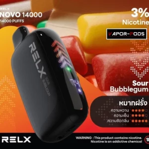 Relx NOVO 14000 Puffs_Sour Bubblegum