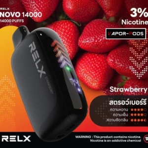 Relx NOVO 14000 Puffs_Strawberry