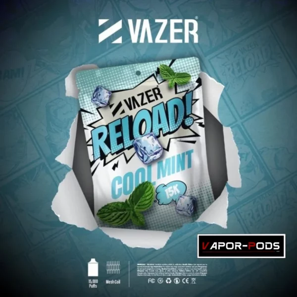 Vazer Reload 15000 คำ_หัวพอต Cool Mint