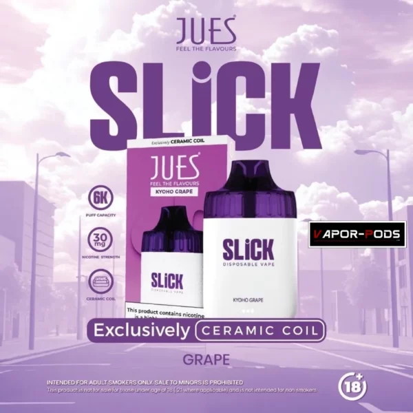 JUES Slick 6000 คำ_Grape