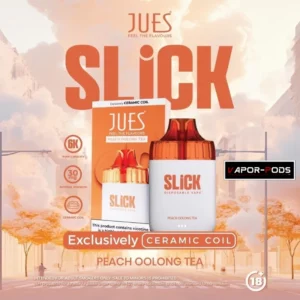 JUES Slick 6000 คำ_Peach Oolong Tea